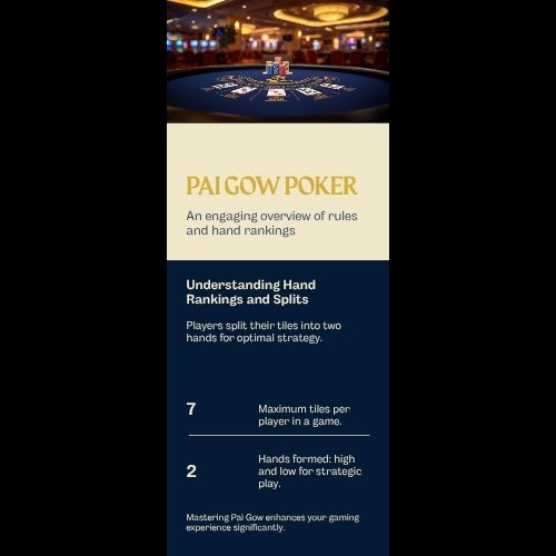 Sơ đồ xếp hạng tay bài và cách chia 7 lá trong Pai Gow Poker tại A088